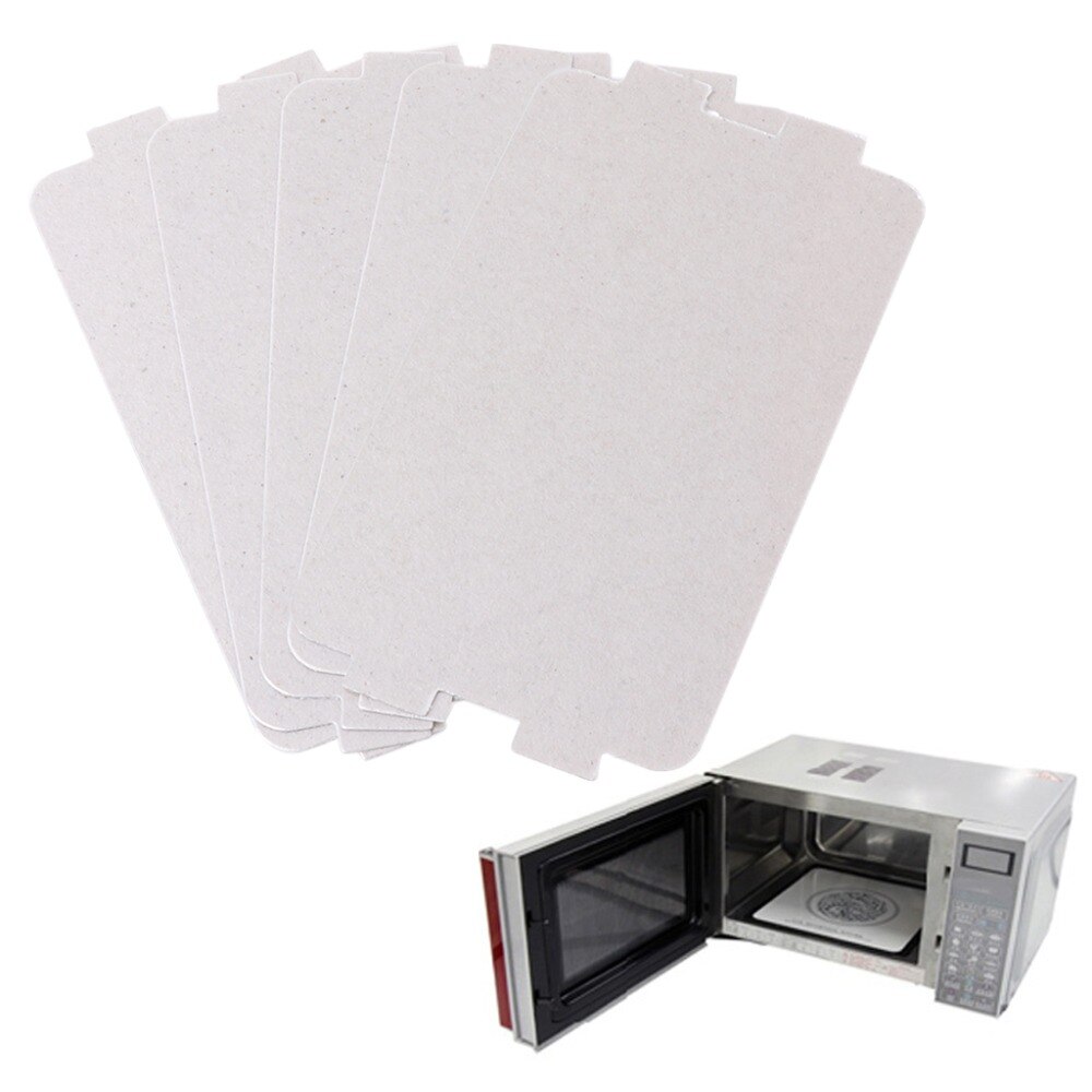 5 peças de substituição grossa da folha da placa de mica do forno de microondas dos pces 107x64mm para midea