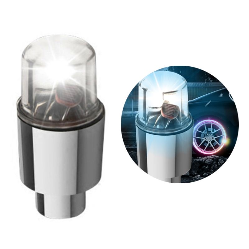 Tapones para vástago de válvula para neumáticos de bicicleta, luz de neón, accesorios para coche, impermeable, LED, Uds.: A