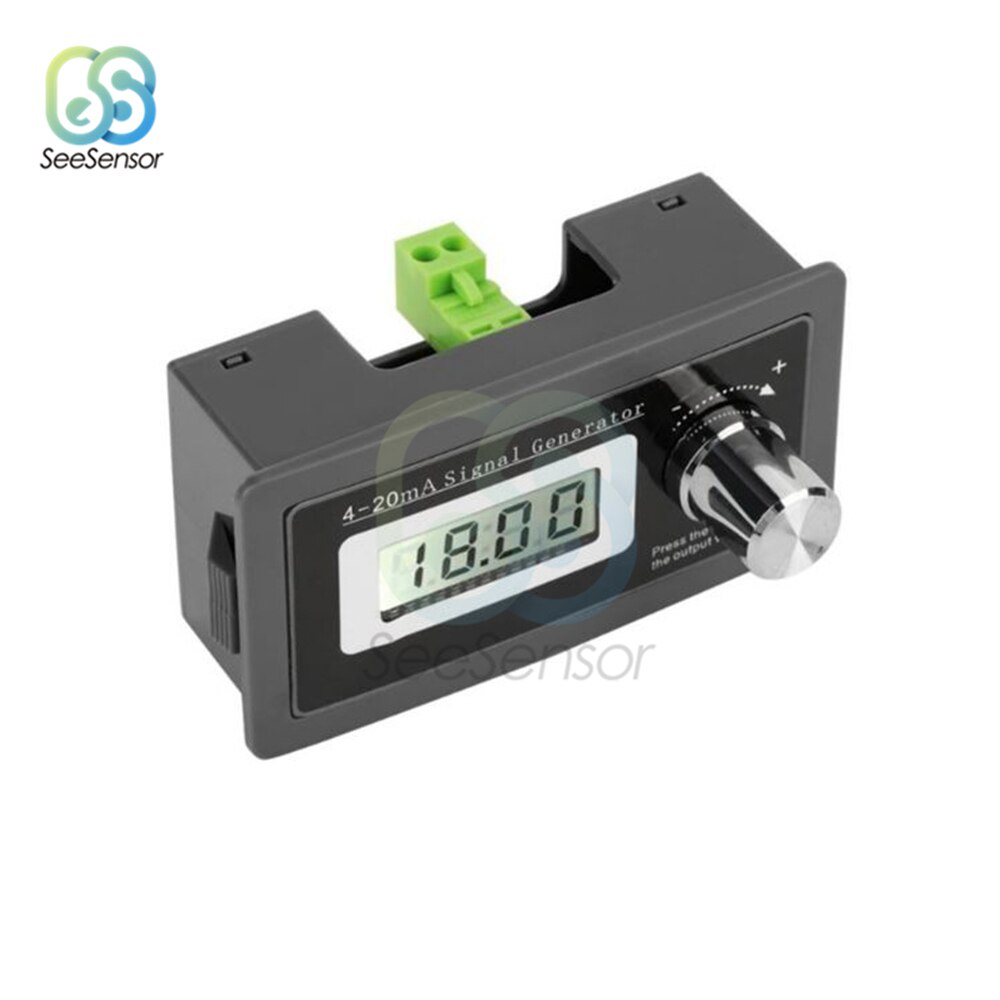 4-20mA Lcd Digitale Dispaly Signaal Generator Plc Stroomopnemer Load Tester Twee Draad Uitgang