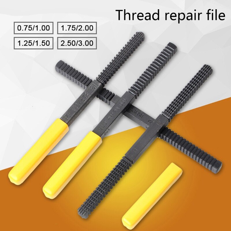 Thread Repair Restoration File Teeth Correction Metric Hardware Mini DIY Tools