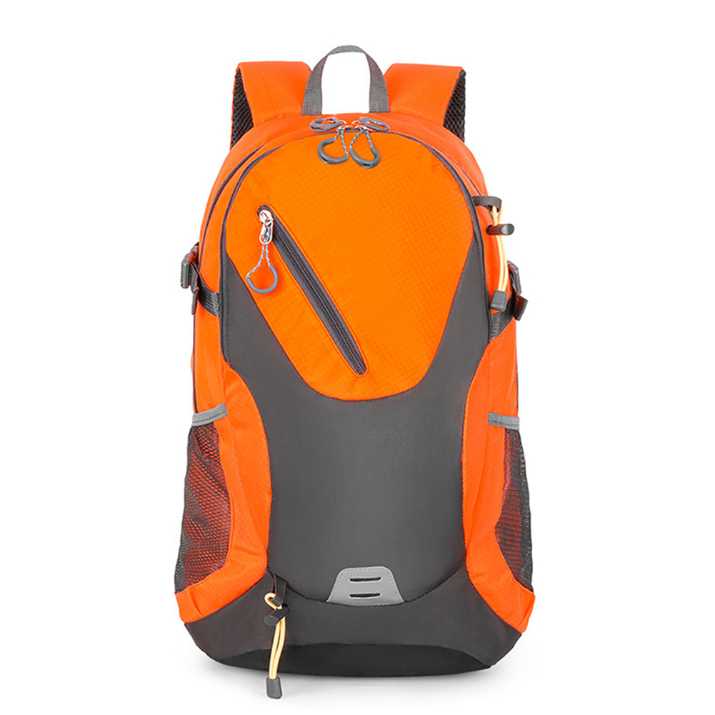 40L Travel Luggage Bags Large-capacity Polyester Casual Backpack with Reflective Tape Men Women Convenient for Hiking Traveling: Blue