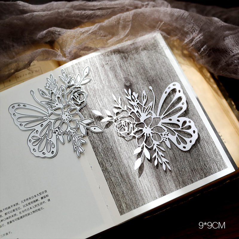 2022 Spring Lace Series Flower Frame Metal Cutting Dies Stencils for DIY Scrapbooking Decorative Embossing DIY Paper Cards