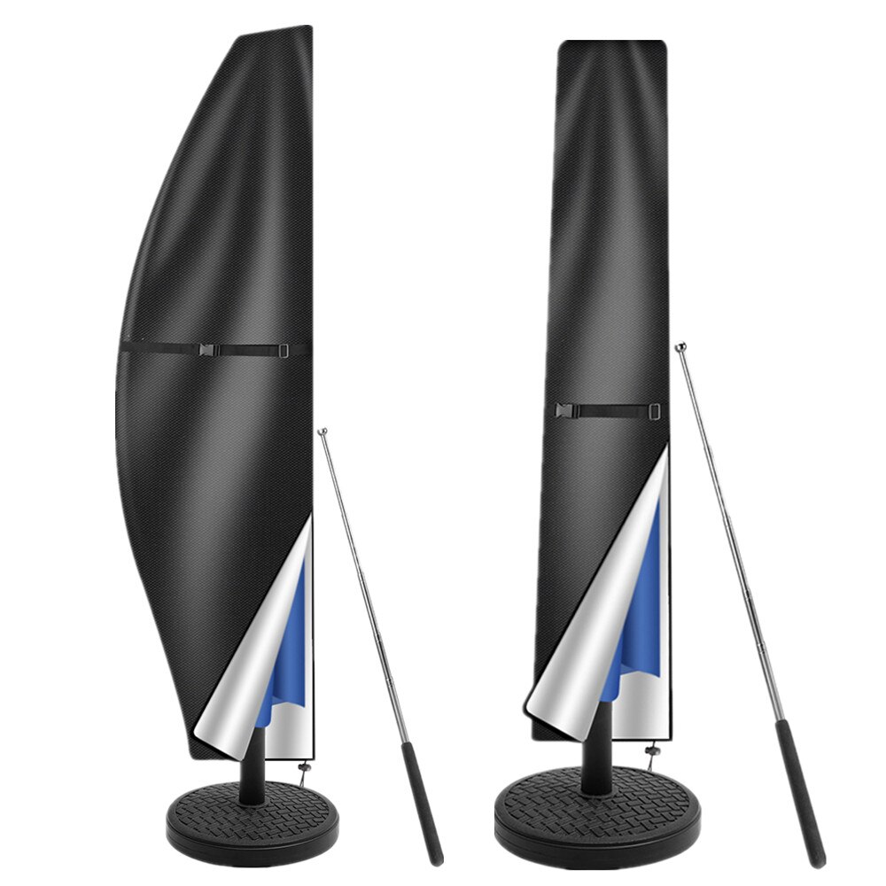 Patio Umbrella Cover Waterproof Umbrella Protective Cloth for 170-280CM Outdoor Umbrellas Market Parasol Covers with Push Rod