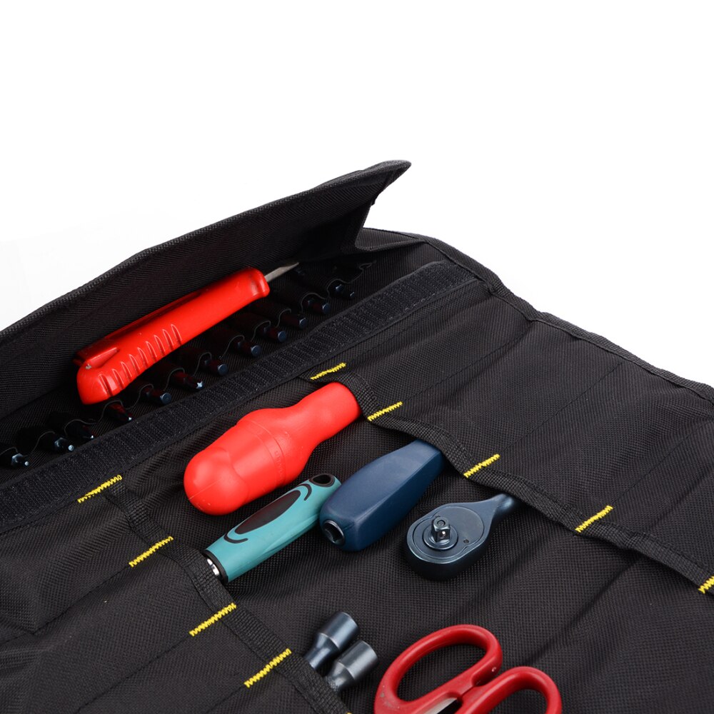 Multifunktion oxford klud foldenøgle taske værktøj rulle opbevarings lomme værktøjspose bærbar taske arrangør holder