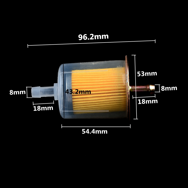 1-5 Stuks 7 Mm 8 Mm 3/8 "Auto Moto Brandstoffilter Motor Inline Carb Brandstof gas Filter Voor Grasmaaier Kleine Motor Auto Accessoires: Blauw / 1/2''