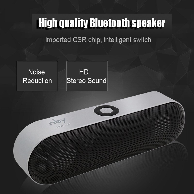 NBY18 Bluetooth Speaker Radio Bluetooth Waterdicht 360 Stereo Home Theater Card Speaker