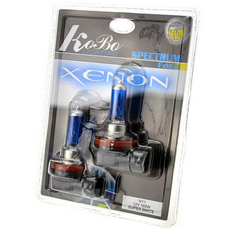 2Pcs H11 12V 100W 5000K Xenon Super Bright White Car Headlight Bulbs Car Fog Light Bulb Automobile Head Light Super White