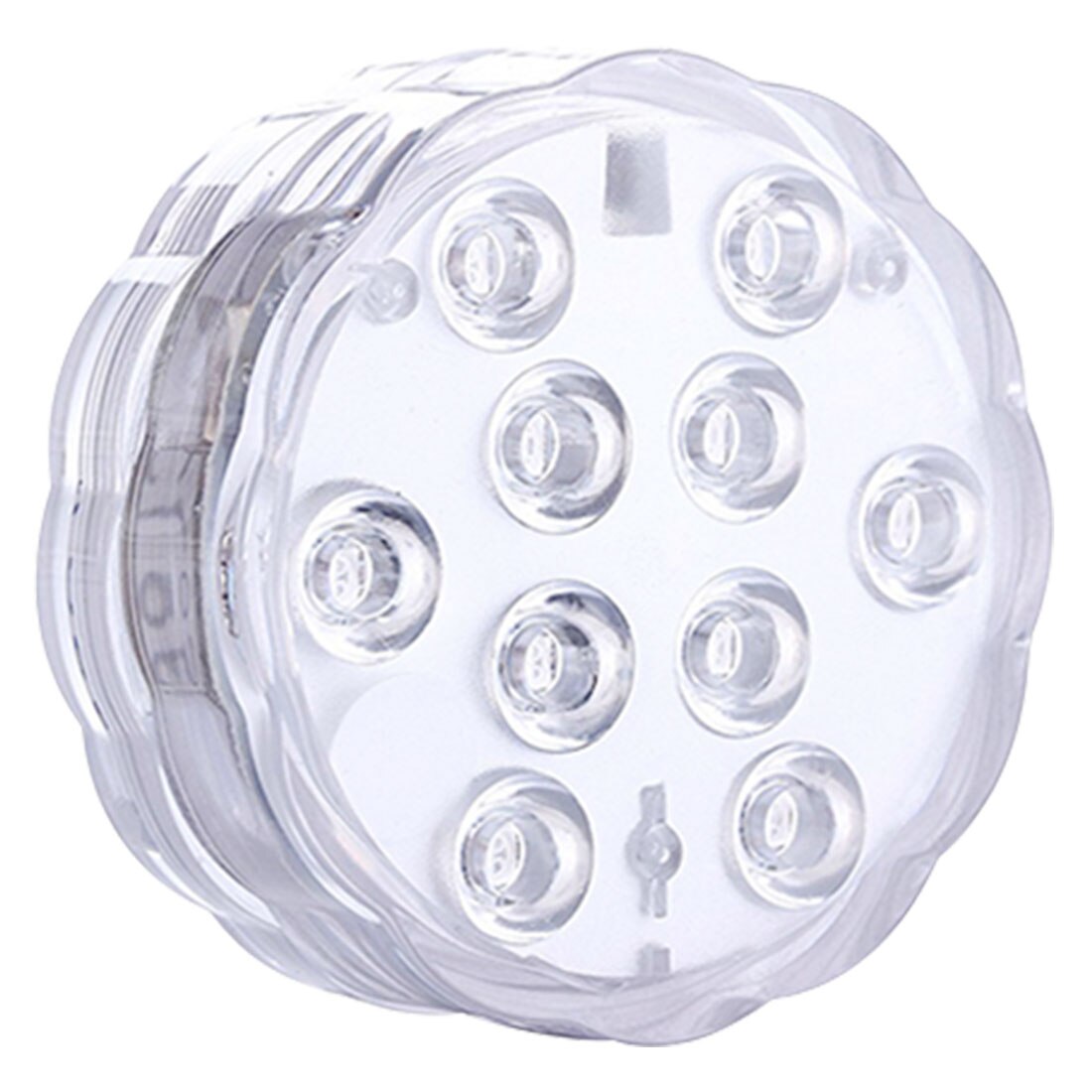 13 led rgb onderwaterlamp op afstand bedienbaar onderwater nachtlampje tuin zwembadlamp voor bruiloft feest vaas kom: 1 lamp 10 led