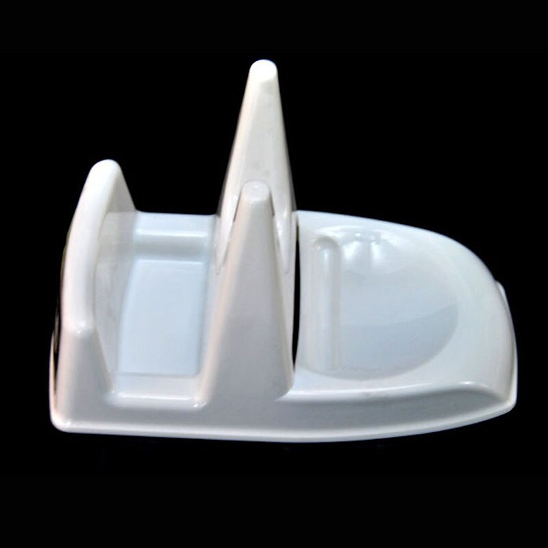 Kitchen 1pc 21*12.5*12.5cm Spoon Pot Lid Shelf Cooking Storage Decor Tool Stand Holder Pot Lid Holder Rack G819