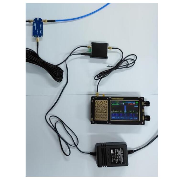 HFDY 50K-500MHz szerokopasmowa aktywna mała pętla magnetyczna antena wzmacniacz LZ1AQ HF AM FM UHF VHF odbiornik SDR Radio Tescun Malahit
