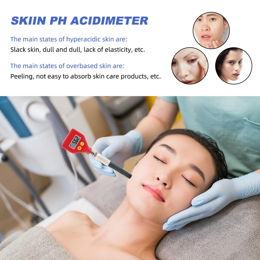 Yieryi Skin PH Tester For Beauty&amp;Health Surface pH Checker for Soil,Leather, Paper, Emulsion