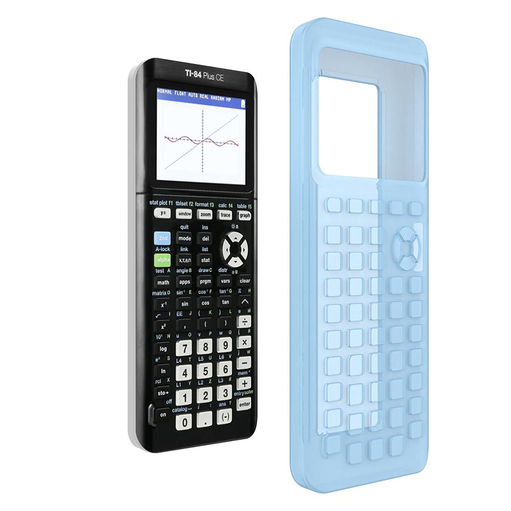 Calculator Silicone Case For Instruments TI-84 Plus CE Ultra-thin TPU Protective Cover For Instruments TI-84 Plus CE Calculator