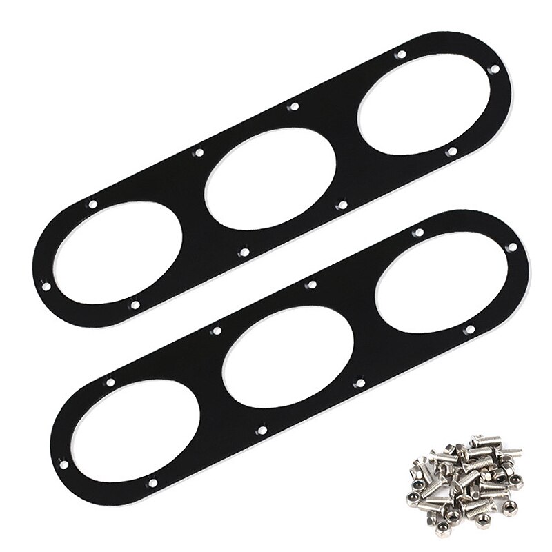 Universal Aluminium Alloy Rear Bumper Race Air Diversion Diffuser Panel Car Styling: Default Title