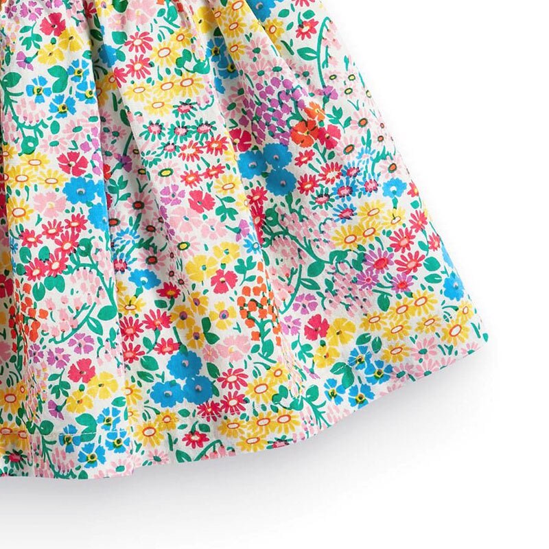 Zomer Baby Meisje Kleding Bloem Print Katoen Mini Lolita School Leuke Bloemen Rokken Voor Kids 2-7 Jaar