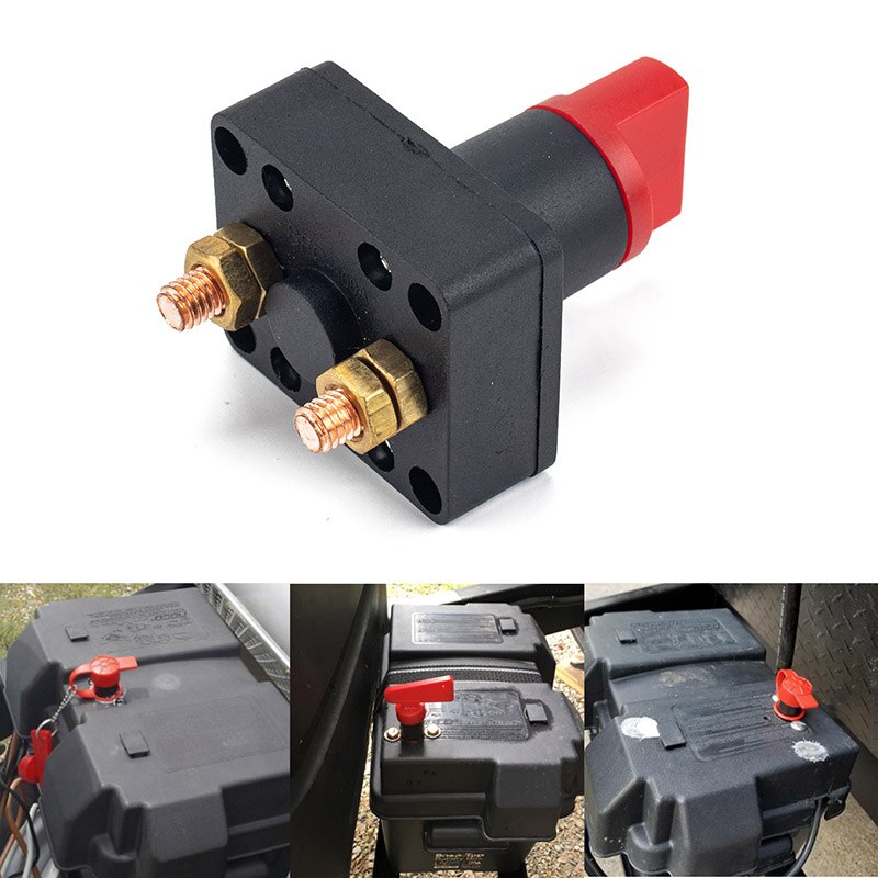 12v 24v rød nøgle afskåret batteri hoveddrabkontakt køretøj bilmodificeret isolatorfrakobling bilafbryder til auto lastbilbåd