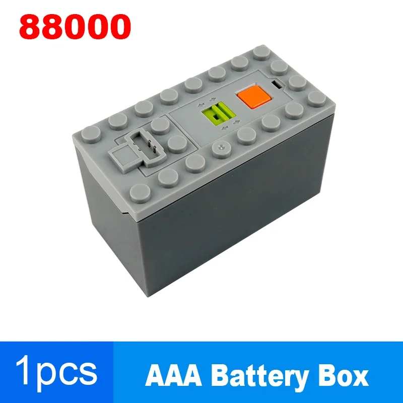 DIYmall 88.000 AAA-Batteriekasten, MOC, technische Teile, Leistungsfunktionen für Roboterautos/Zugmodelle, kompatibel mit Legoeds: bündeln1