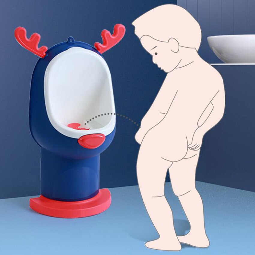 Nette Hirsch Töpfchen Urinal für Jungen mit Lustige Mit Dem Ziel Ziel, Einstellbare Höer, kleinkind Junge Wc Pee Trainer, 3 Farben