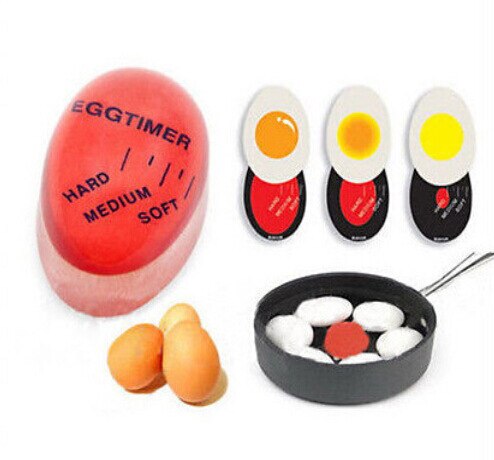 Temporizador de ayuda para huevo, , temporizador para huevos, suministro de cocina, cambio de Color perfecto, huevos cocidos