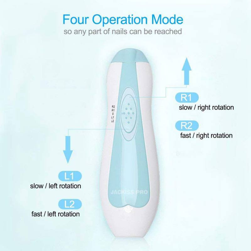 Electric Nail Clipper Baby Nail Trimmer Safe Cutter Manicure Pedicure Clipper Cutter Scissors Kids Infant Nail Care 1