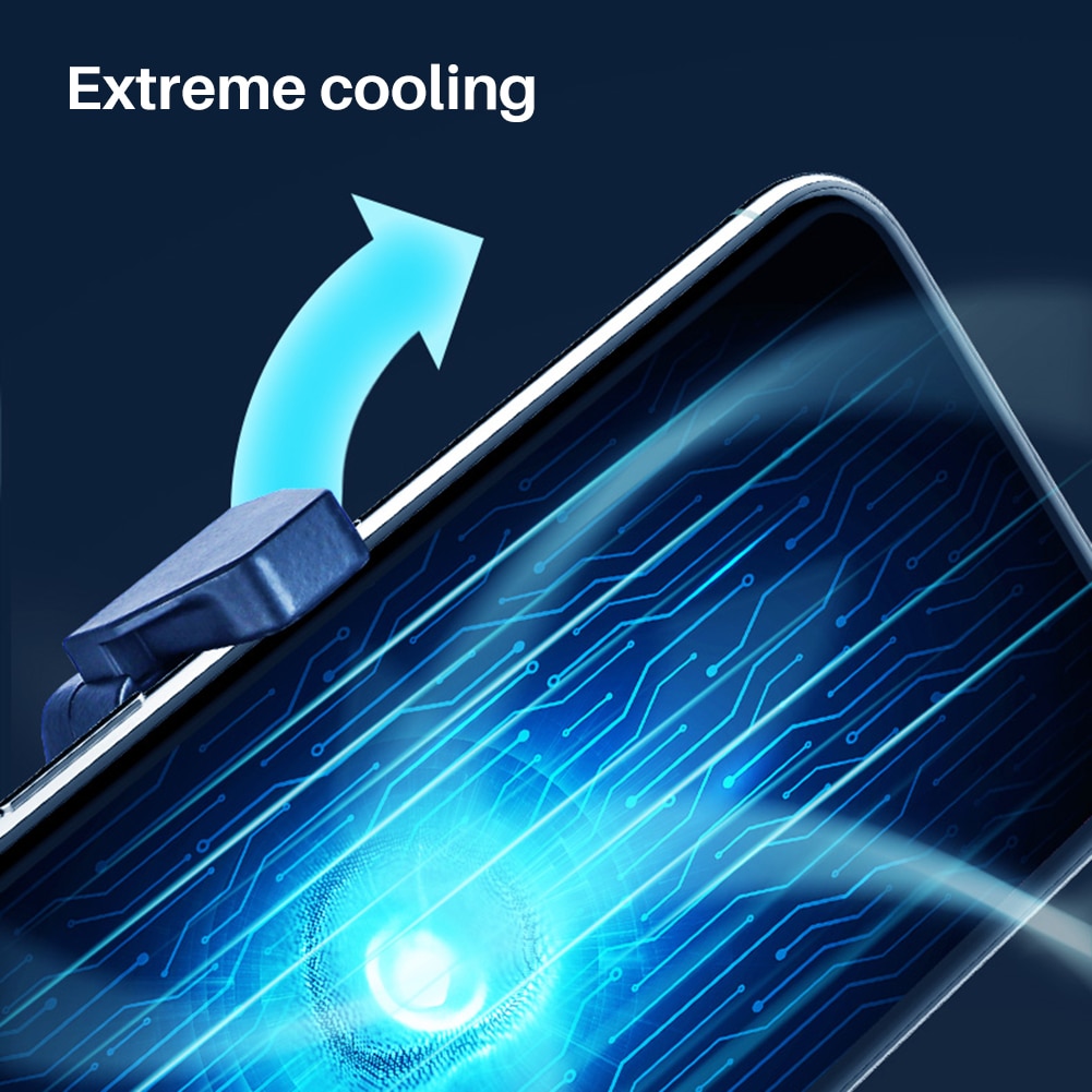 Cell Phone Cooler Portable Mobile Phone Radiator Phone Cooling Fan Dissipate Heat Cooling Phone Temperature For Gaming/Use Phone