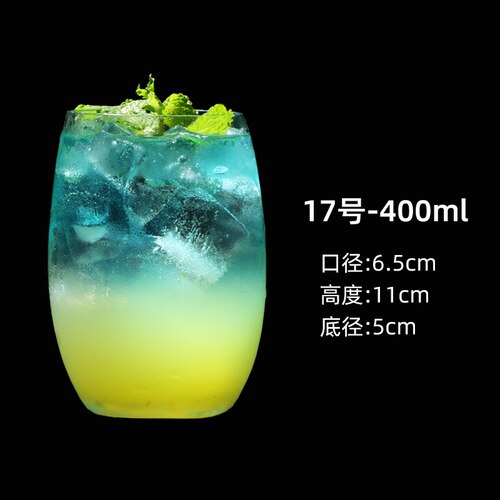 Mojito Glas Cocktail Glas eins Wind Trinken Glas Obst Wein Colin Glas Lange Trinken Mousse Glas Kreative Glas: 17-400ml