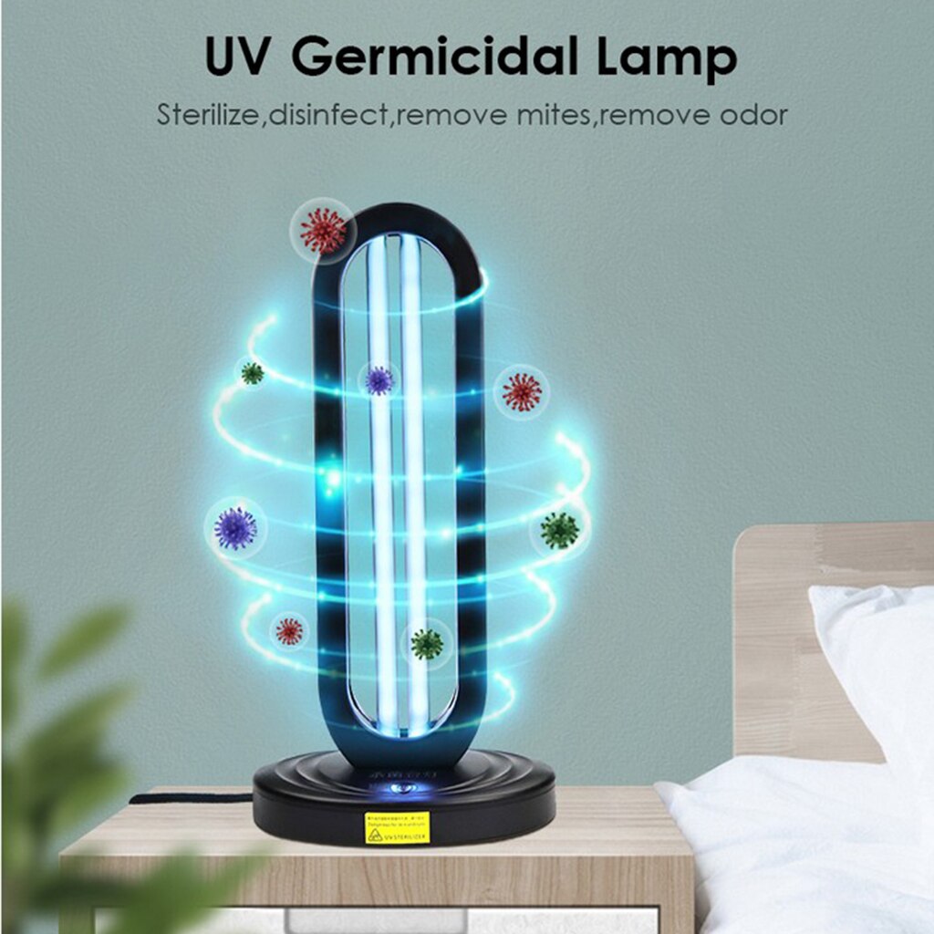38W Uv Lamp Quartz Kiemdodende Desinfectie Uvc Cfl Ozon Led Lamp Ultraviolet Sterilisator Bacteriële Kill Mijt Thuis Lampen