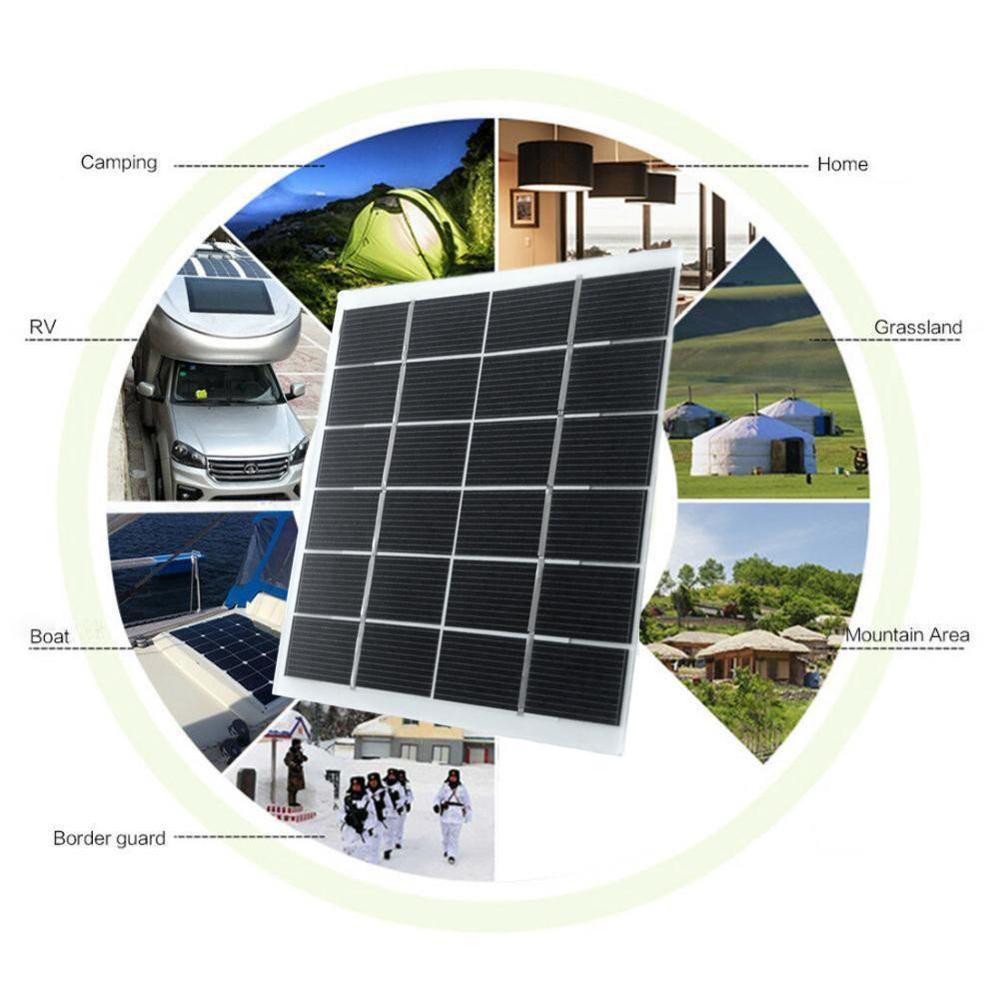 Mini Panel Solar monocristalino para acampada al aire libre, herramienta de generación de energía, 2w, 6v, bricolaje