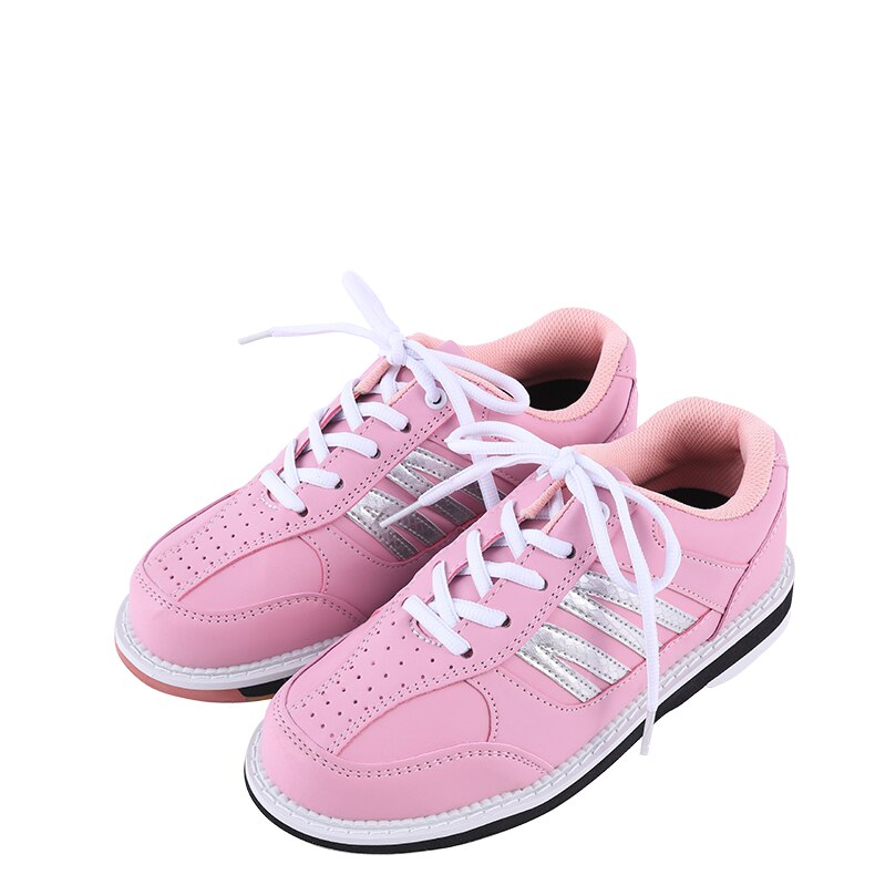 Frauen Professionelle Bowling Schuhe Anti-Schleudern Atmungsaktive Sport Turnschuhe Leder Komfortable Reflektierende Ausbildung Schuhe AA11035