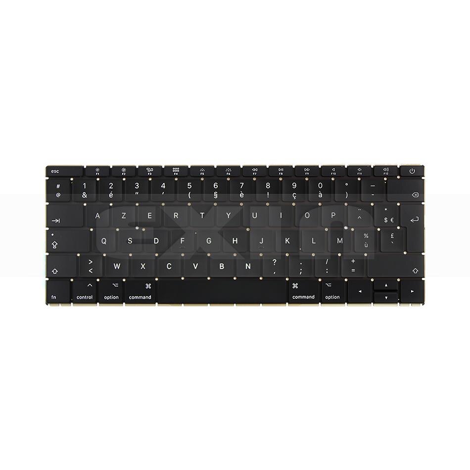 A1534 clavier français France AZERTY pour MacBook Retina 12 "A1534 clavier français FR avec rétro-éclairé MLHA2 MLHC2 EMC2991