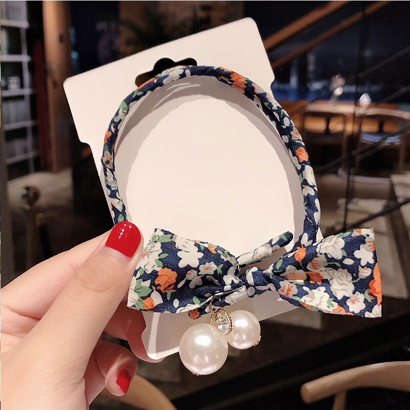 Moño de flores para mujer, Donut para hacer moños, perlas grandes dulces, herramienta de fabricación de cabello artesanal, accesorios para el cabello: 4