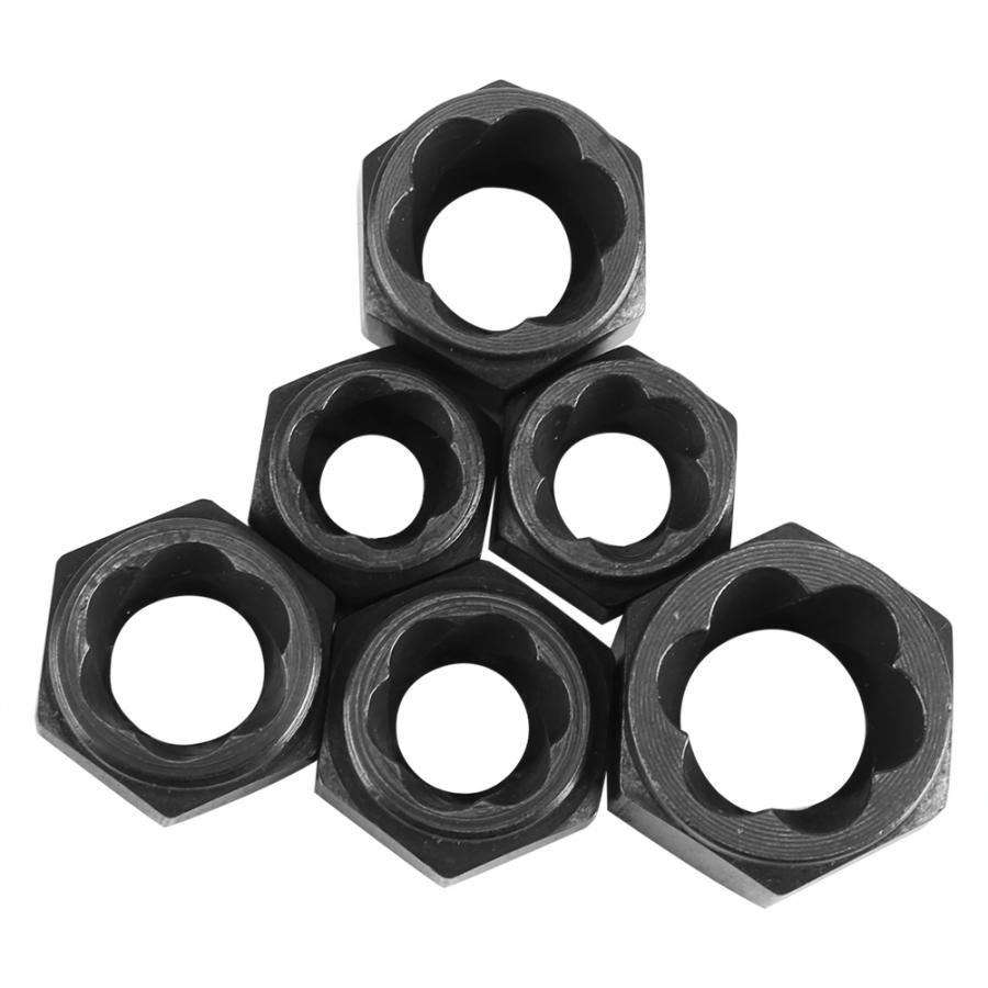 10 Pcs Damaged Bolt Nut Screw Remover Extractor Removal Set Nut Removal Socket Tool Threading Hand Tools Kit With Box