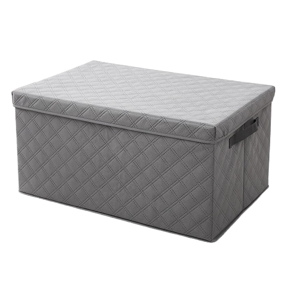 Storage Box Fabric Folding Large Clothes Storage Box Storage Box Organizing Box Clothes Storage Artifact: Grey