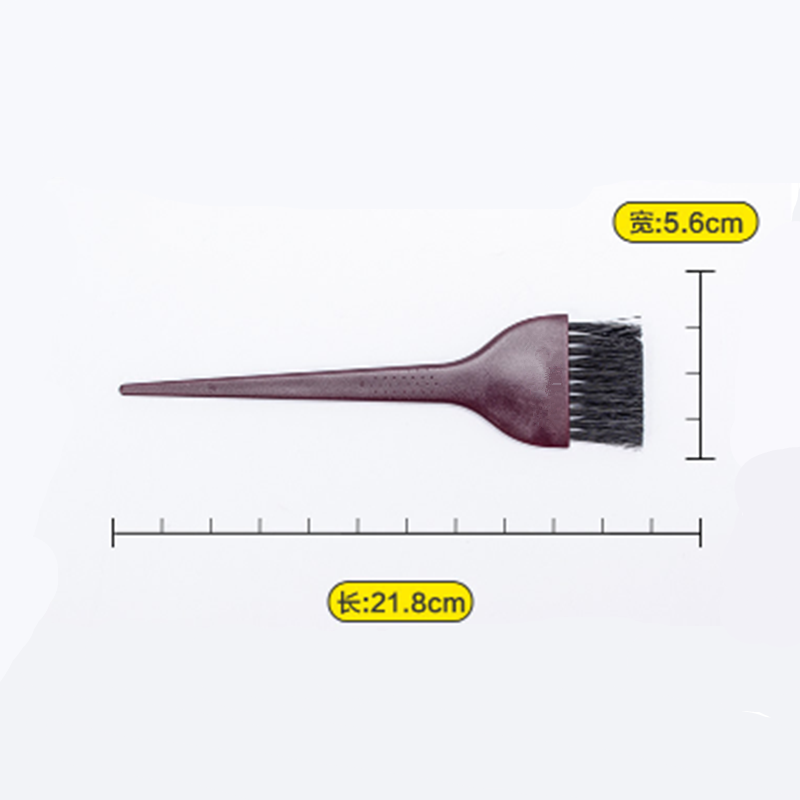 1pc PP Handle Natural Hair Brushes Resin Fluffy Comb Hairdressing Barber Hair Dye Hair Brush make up comb styling