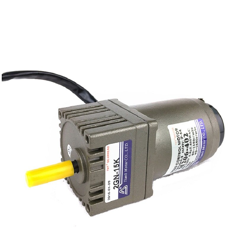 Tianli 6W Moteur TVT Contrôle de Vitesse de Moteur De Réducteur de vitesse de Moteur de Petit Moteur M206-402/2GN-15K
