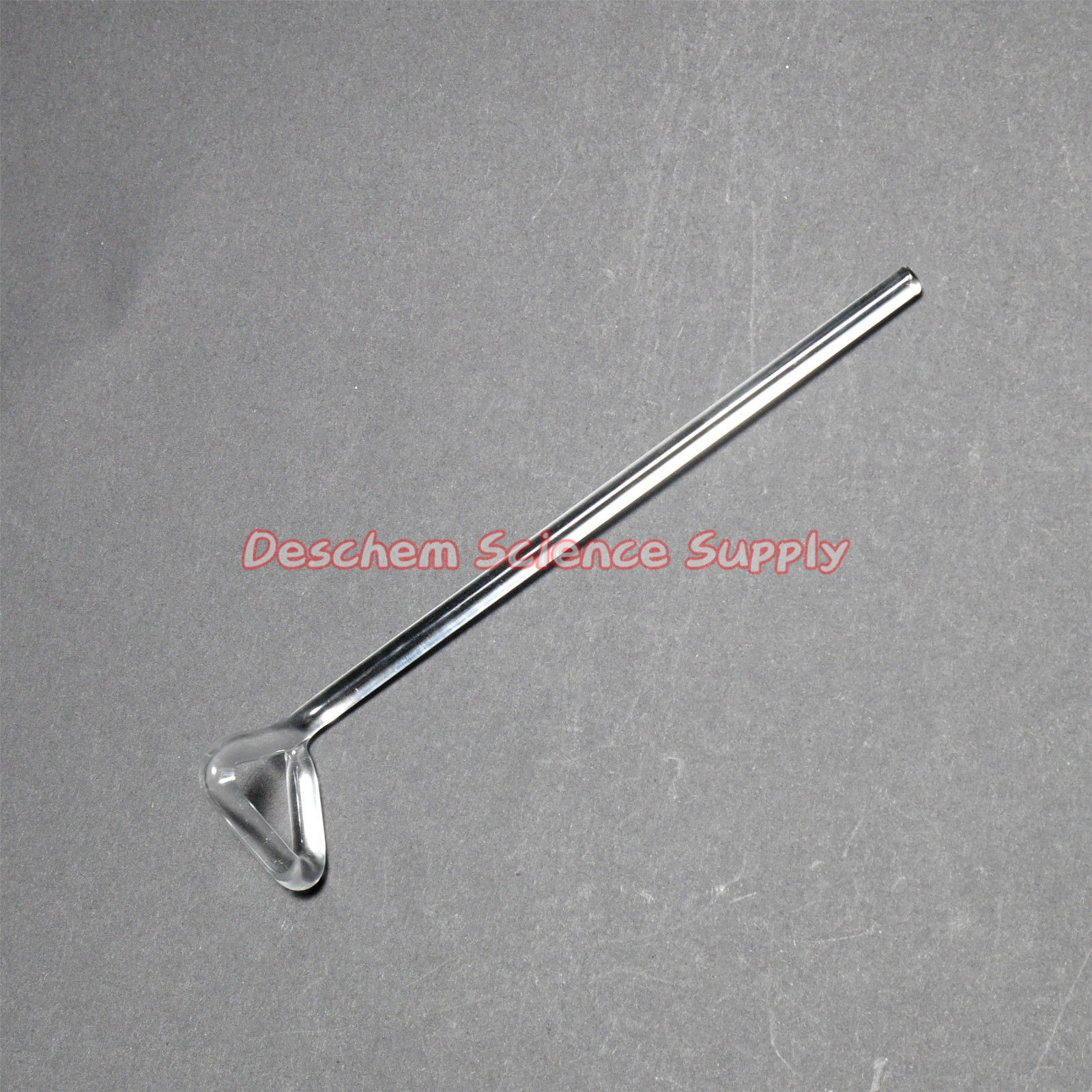 2 Stks Driehoek Glas Spatel, Lab Staaf, Totale Lengte Rond 165mm