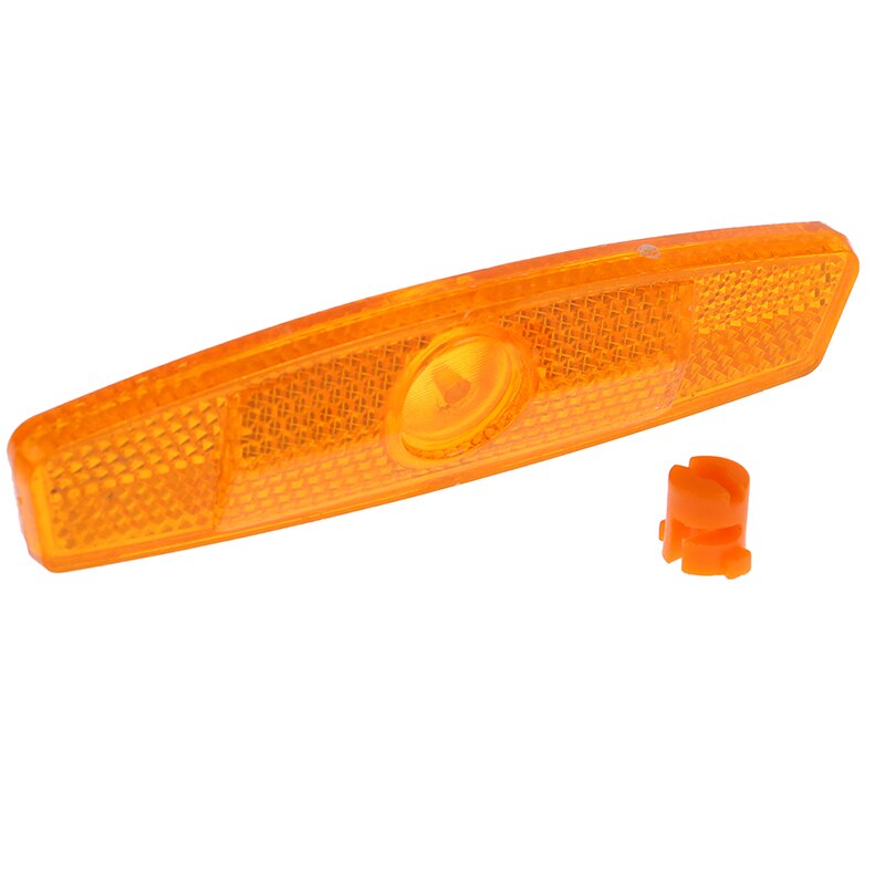 2 Stuks 2 Kleuren Fiets Spaken Reflecterende Strips Fiets Reflectoren Fiets Waarschuwingslampjes Spoke Verlichting Levert: YELLOW