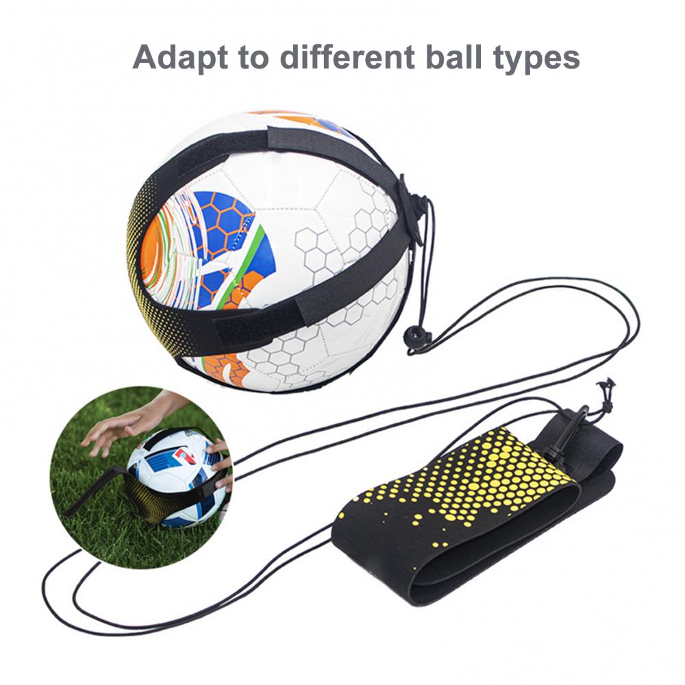 Football Training Strap Kids Adult High Elastic Band Adjustable Soccer Training Tool Sports Accessory