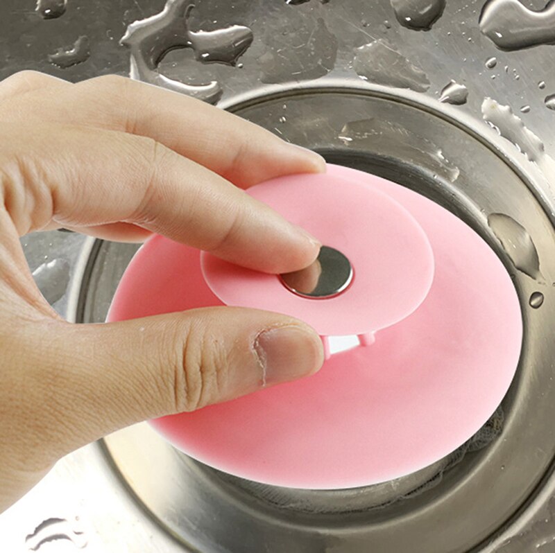 Kitchen Rubber Bath Tub Sink Floor Drain Plug Kitchen Laundry Water Stopper Tool Laundry Bathroom Bathtub Drain Press