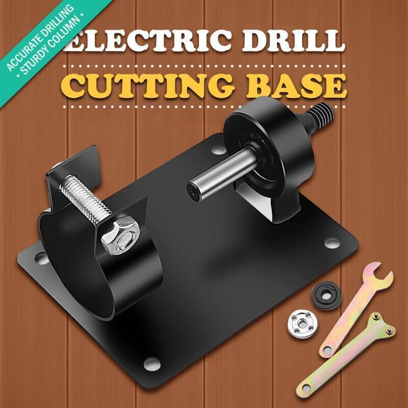 Elektrische Boor Snijden Base 13Mm Elektrische Boor Snijden Houder Polijsten Slijpen Beugel Zetel Stand Machine Base Cutter Seat Co