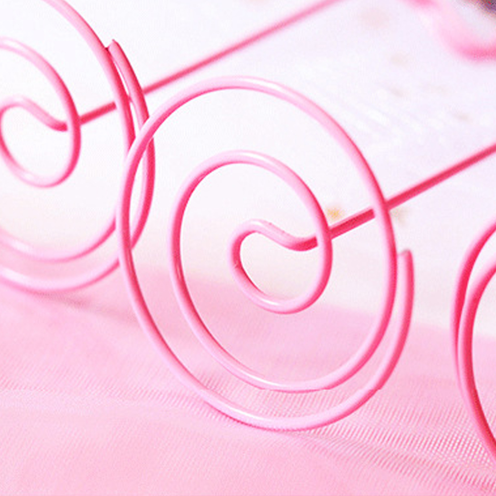 ! bryllup bordkortholder romantisk hjerte flamingo fotoklip bord nummer stativ