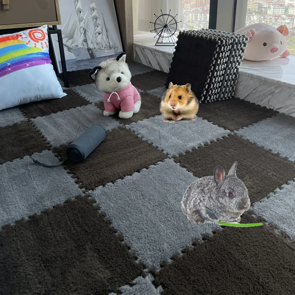 Forro de jaula para conejillo de indias, artículos para mascotas pequeñas, impermeable, antideslizante, alfombrilla para cama, almohadilla para orinar altamente absorbente, 4/10 Uds.: 4XL / violet