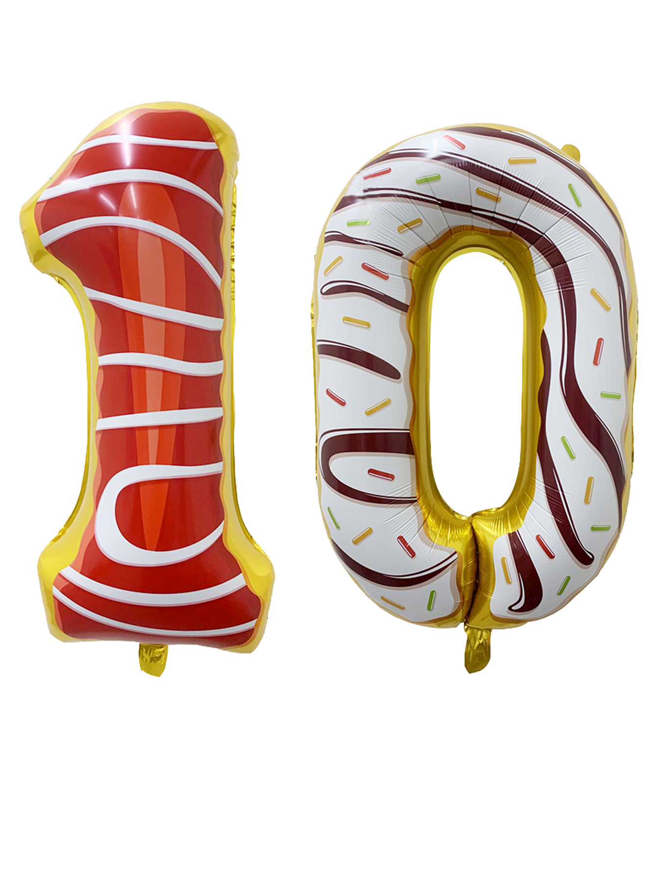 32 Inch Doughnut Number Balloons Digit Helium Balloon Birthday Party Wedding Anniversary Decorations Figure Ballon