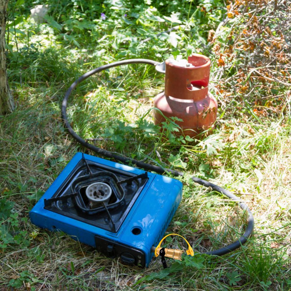 1/4 Inch Propane Natural Gas Control Valve Assembly Converter Kit Quick Connect Adapter Gas Pipeline Connect Control Valve