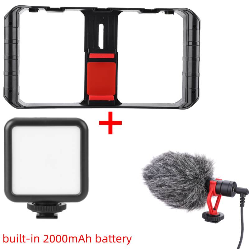 Ulanzi U-Rig Pro Smartphone Video Rig w 3 Shoe Mounts Filmmaking Case Handheld Phone Video Stabilizer Grip Tripod Mount Stand: Bracket BY-MM1 VL49