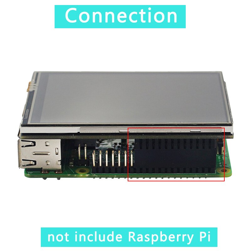 Rapberry Pi 4 Model B 3.5 Inch Touch Lcd 480X320 Scherm Met Aanraken Pen | Acryl Case Voor raspberry Pi 4