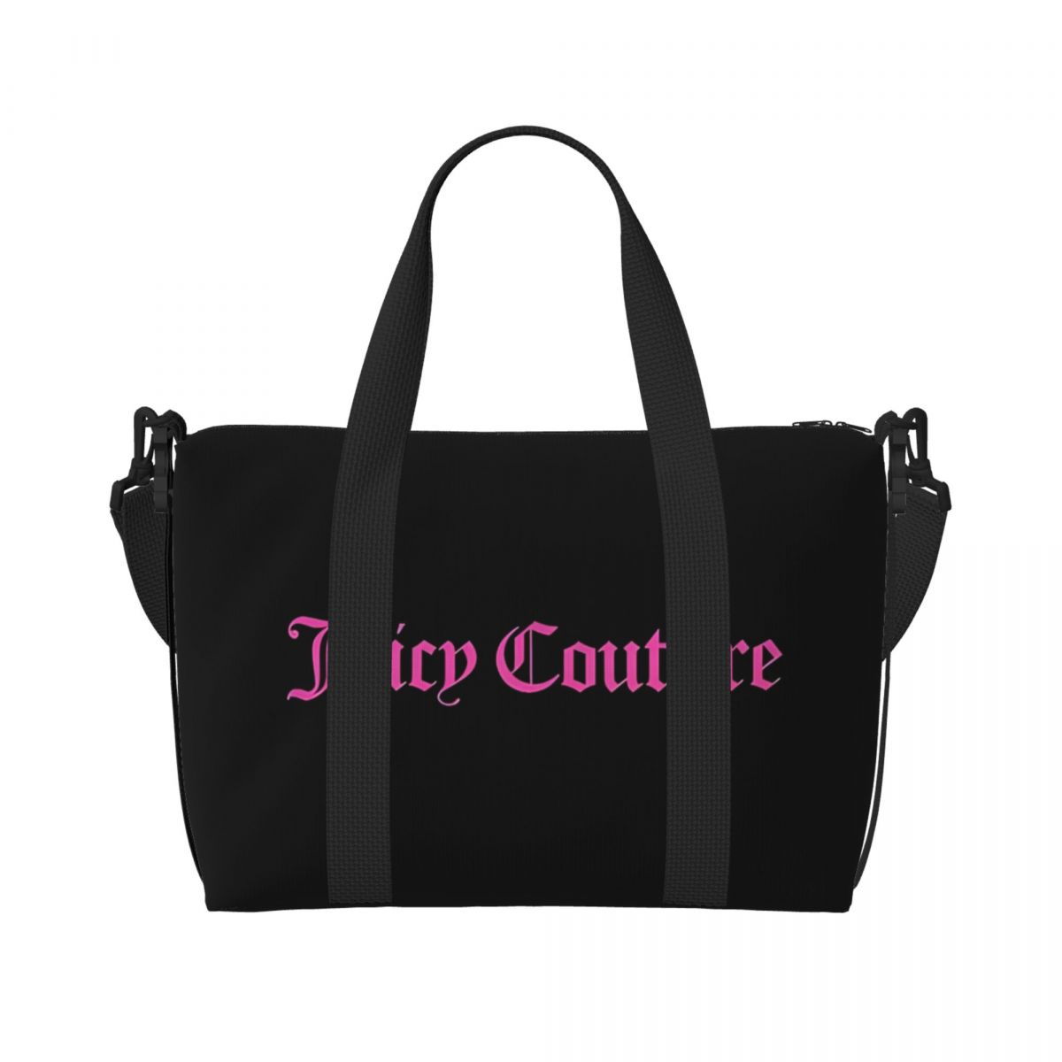 Juicy-Couture Weekend Gym Yoga Luggage Bags Men Women Sport Crossbody Bag Travel Handbag: Beige