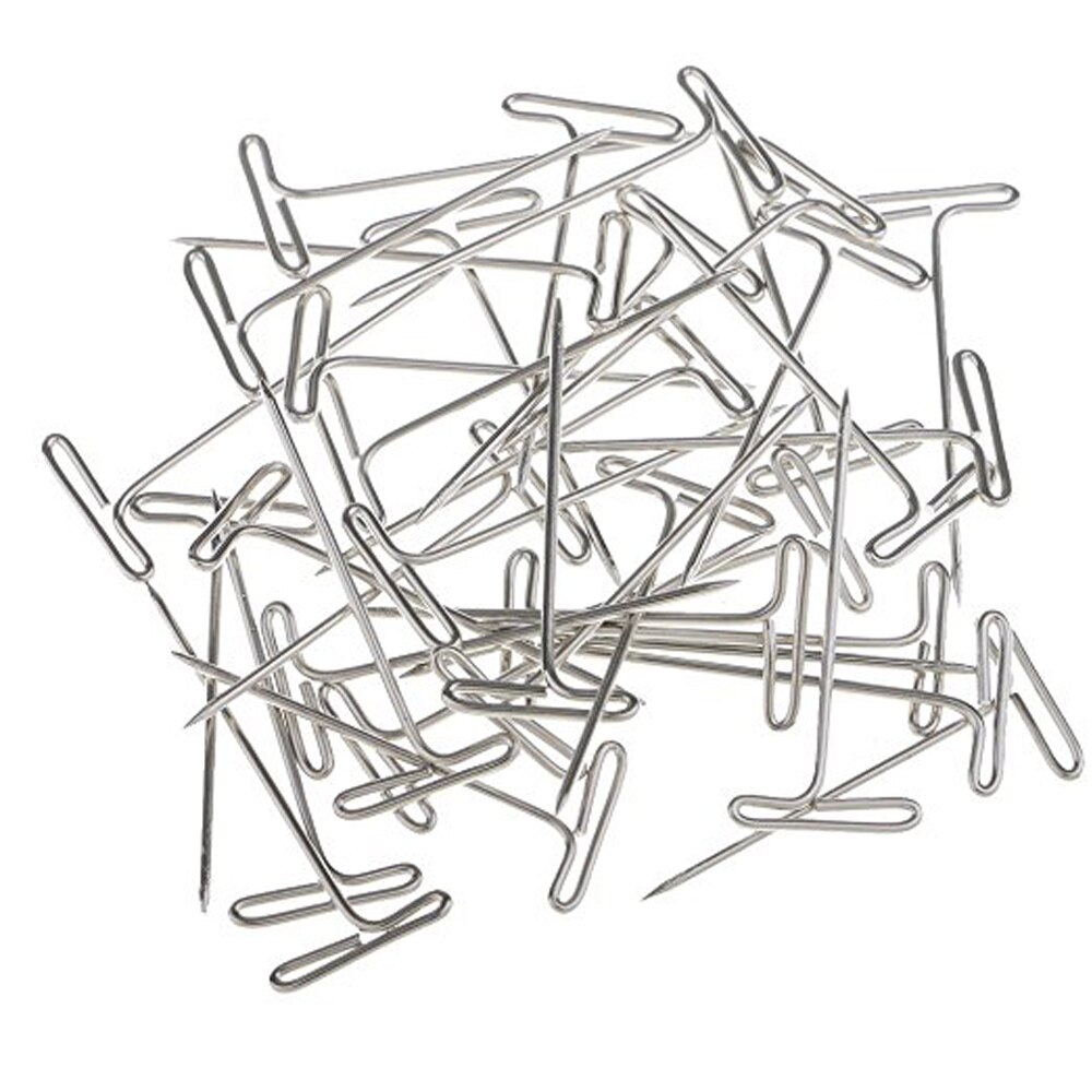 Metal 32mm T Pins For Modelling Macrame Wigs Sewing Craft T-pins