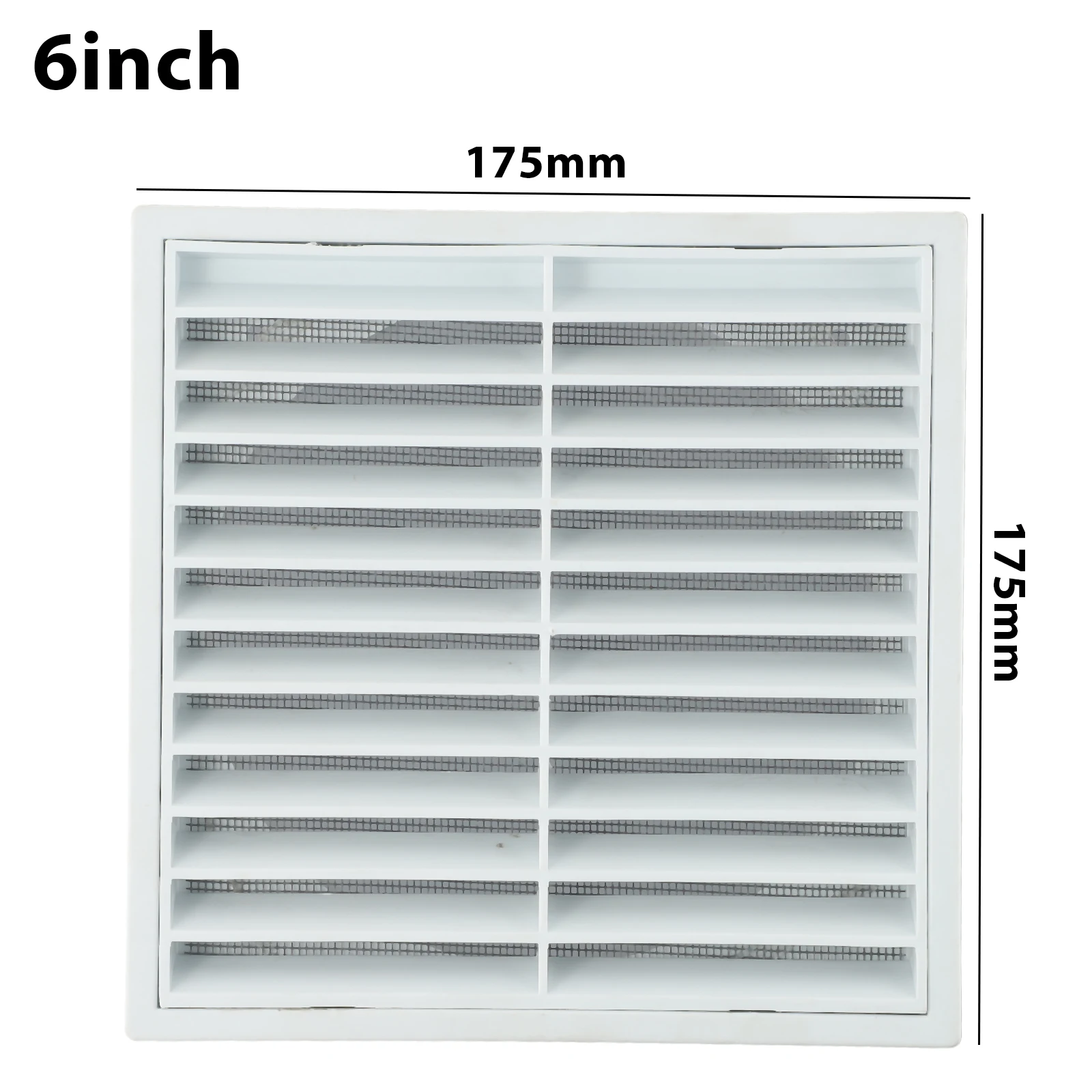 Plastic Ventilation Grille With With Steel Mesh Air Outlet Fresh Air Exhaust Outlet Fresh For Wall Ceiling Openings Duct Vents: light yellow