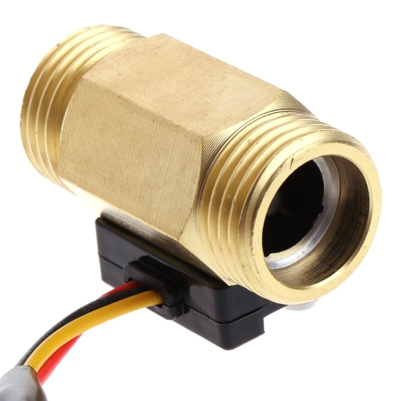 Flödesgivare  g1/2 '' flödesmätare för vattenflödeshallsensor 1-25l/ min. flödesmätare