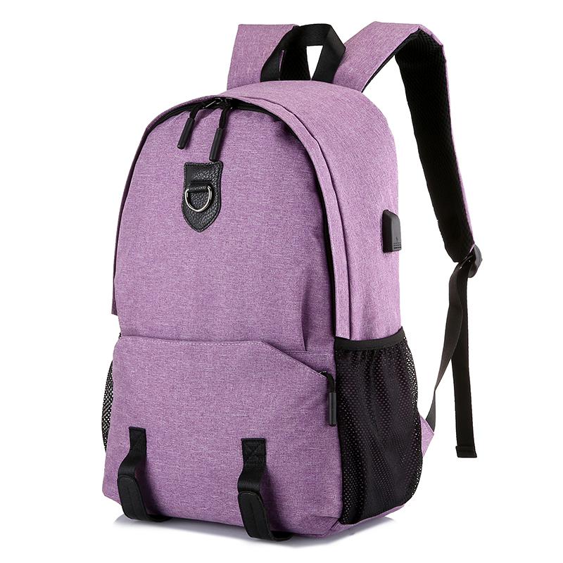 sac à dos hommes sac à dos sangles voyage sac à dos sacs d'école pour adolescents garçons ordinateur portable cahier mâle Mochila: Purple